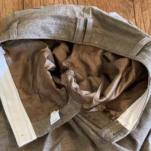 Banana Republic brown wool blend wide leg cropped pants. Women’s size 4 - Picture 16 of 16